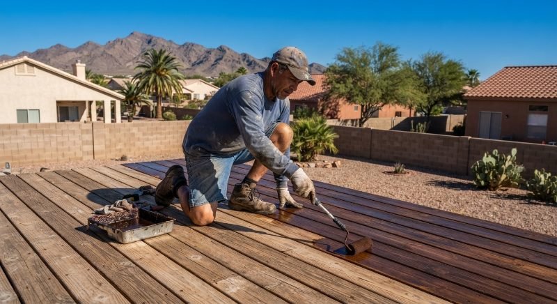 Deck & Fence Builder project timeline in Yuma